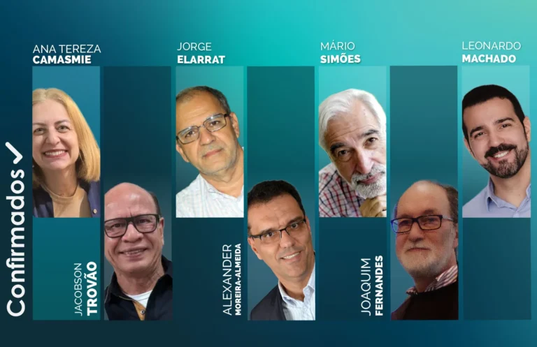 Cartaz de divulgação com os oradores do Congresso Nacional de Espiritismo 2026, em Lisboa